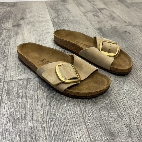 Birkenstock Women's Madrid Big Buckle Slides Sandals Size 41 - Picture 1 of 9